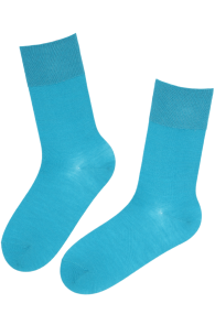 DOORA turquoise merino wool socks
