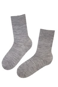 Женские носки серого цвета из мериносовой шерсти DOORA | Sokisahtel