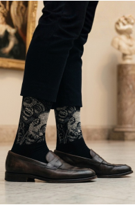 Eduard Wiiralt ABSINTHE DRINKERS cotton art socks | Sokisahtel
