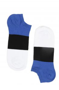 Low-cut cotton socks in the colours of the Estonian flag | Sokisahtel