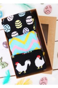 ROOSTER DAD gift box containing 3 pairs of socks | Sokisahtel