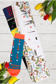 PARIM EMA(BEST MOM) Mother's Day surprise box with 7 sock pairs for every week day