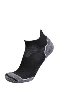 Технические укороченные носки чёрного цвета для занятий спортом ENERGY | Sokisahtel