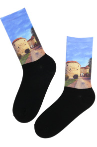 FAT MARGARETA print pattern socks