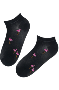 FLAMINGO musta värvi madalad sokid