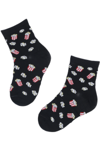 FOOD popcorn cotton socks for kids | Sokisahtel