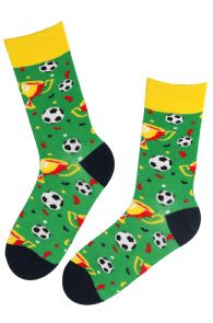 FOOTBALL colorful soccer fan socks | Sokisahtel