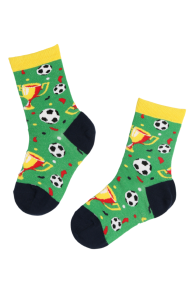 FOOTBALL colourful football fan socks for kids | Sokisahtel