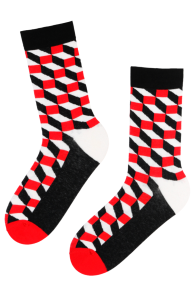 FRANK red cotton socks for men | Sokisahtel