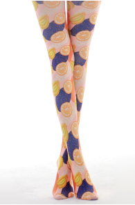 FRUITY tights with fruit print pattern