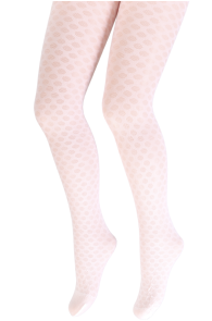 GEORGIA white tights for girls | Sokisahtel