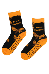 PARIM VANAEMA cotton Mother's Day socks with butterflies | Sokisahtel