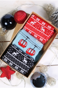 PÄRT merino wool gift box with 3 pairs of socks | Sokisahtel
