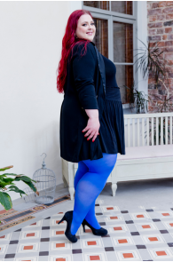 GLOW plus size 50 DEN sinised sukkpüksid
