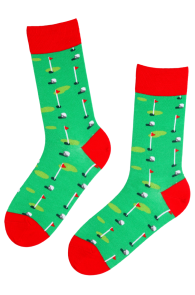 GOLFPLAY green cotton socks | Sokisahtel