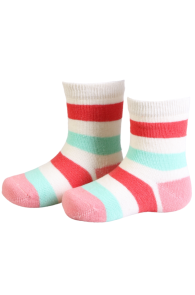 HOLLIS colorful striped baby socks | Sokisahtel