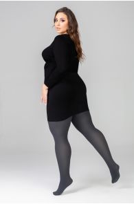 QUEEN PLUS 50DEN dark grey tights | Sokisahtel