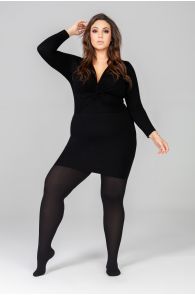 QUEEN PLUS 50DEN black tights | Sokisahtel