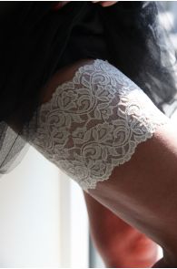 BESTSOCKDRAWER white lace anti-chafing thigh bands | Sokisahtel