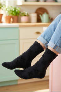 ISABELLE musta värvi puuvillased sokid | Sokisahtel