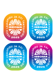 ISEOMA 2025 laulu- ja tantsupeo kleepsud