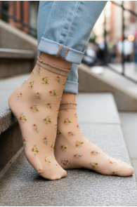 Pierre Mantoux IXORA beežikad õhukesed sokid | Sokisahtel