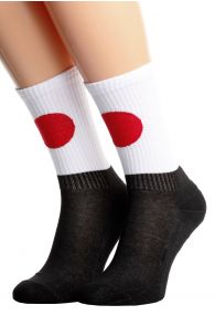 JAPAN flag socks for men and women | Sokisahtel