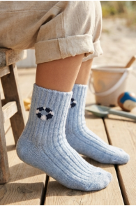 Мягкие светло-синие носки для маленьких любителей моря JEFF | Sokisahtel