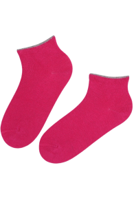 Тёплые укороченные носки из шерсти розового цвета BRESCIA | Sokisahtel