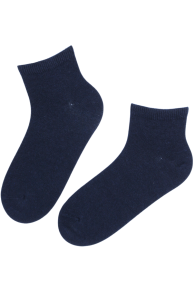 BRESCIA dark blue wool socks for men | Sokisahtel