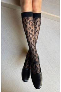 Pierre Mantoux JOEY musta värvi õhukesed põlvikud | Sokisahtel