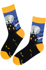 KARLIS haunted castle Halloween Socks | Sokisahtel