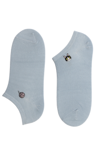 PLAYCAT light blue low-cut socks | Sokisahtel