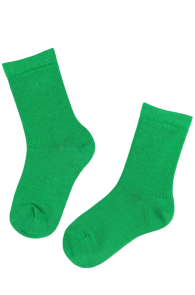 KIM green cotton socks for kids | Sokisahtel