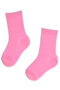 KIM pink cotton socks for kids | Sokisahtel