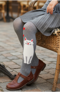 KITTY hallid kassiga sukkpüksid lastele | Sokisahtel