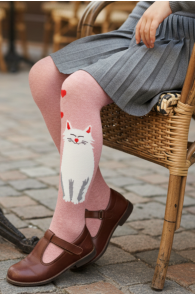 KITTY roosad kassiga sukkpüksid lastele | Sokisahtel