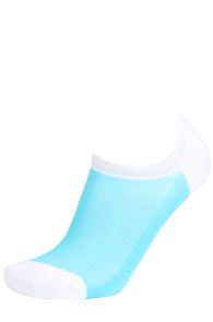 KONRAD blue cotton footies for men