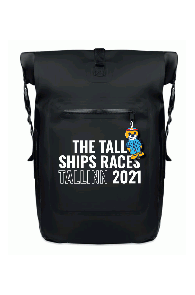 Рюкзак с надписью белого цвета THE TALL SHIPS RACES 2021 | Sokisahtel
