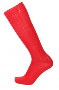 KRISS red cotton knee highs for men | Sokisahtel