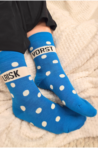 LAISKVORST sinised meriinovillased sokid