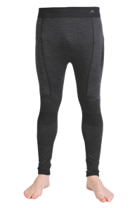 LANA grey merino wool leggings for men | Sokisahtel