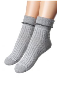 CADY grey cotton socks for children | Sokisahtel
