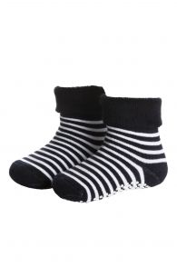 MADIS dark blue cotton baby socks | Sokisahtel