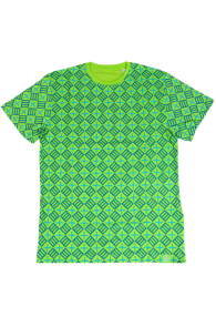 Мужская футболка в оттенках зелёного с символикой молодёжного праздника песни и танца 2023 PÜHA ON MAA | Sokisahtel