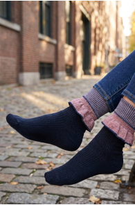 Pierre Mantoux LELLA dark blue socks | Sokisahtel