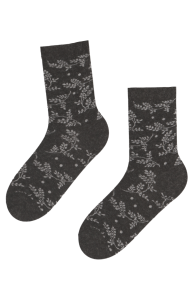 LIGHT brown angora wool socks | Sokisahtel