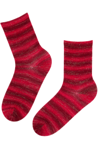 LIILIAN red wool socks  