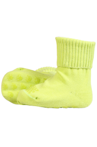 LONDON neon green cotton socks for babies | Sokisahtel