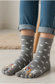 LONNY hallid kassidega varvassokid naistele | Sokisahtel